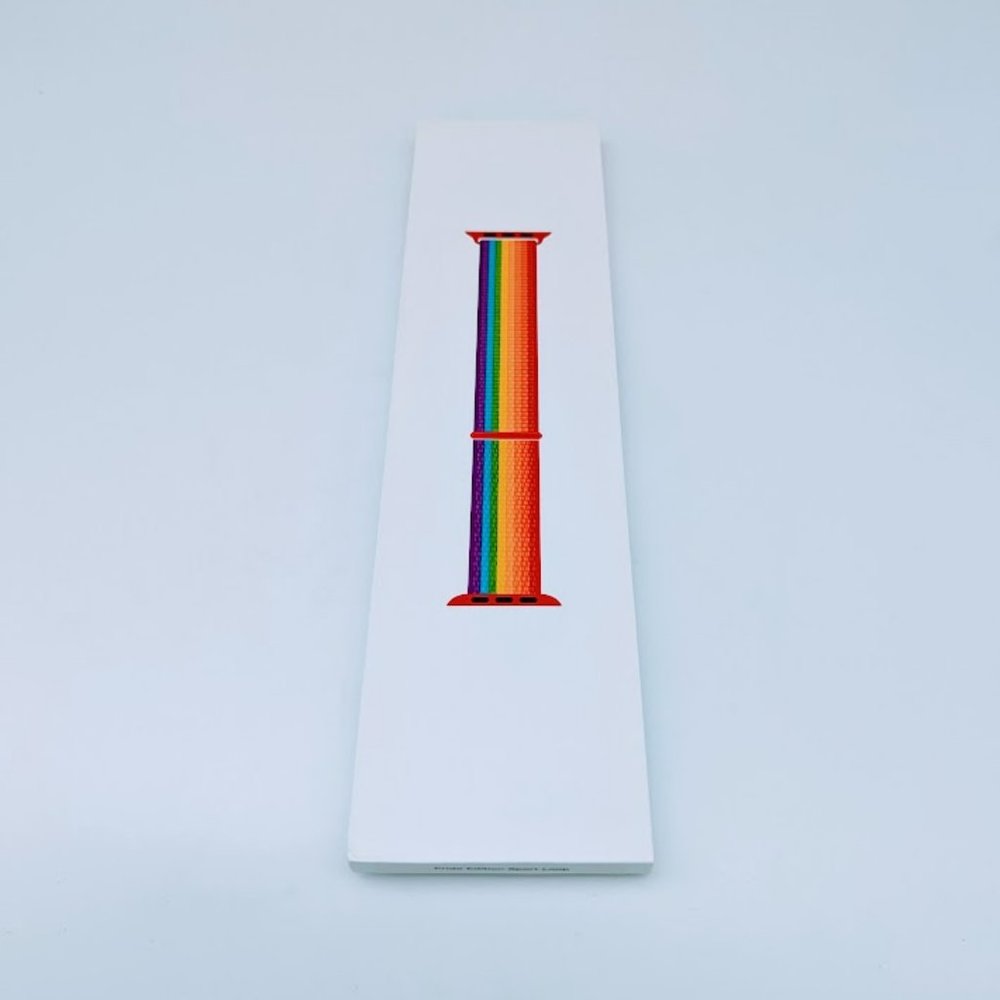 Apple Pride Edition Sport Loop 44mm Rainbow Genuine MV9T2AM/A New In Box Series5